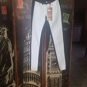 Black Crystal Black/White jeans